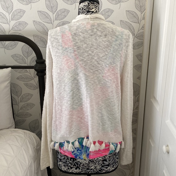 Lilly Pulitzer Faretta cardigan with tassel trim - Picture 6 of 10